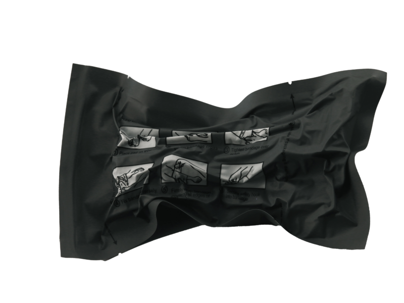 BZ04_白底_背面_01 UneedAid™ Premium Israeli Style Emergency Bandage - Pressure Dressing, Sterile (Wholesale)