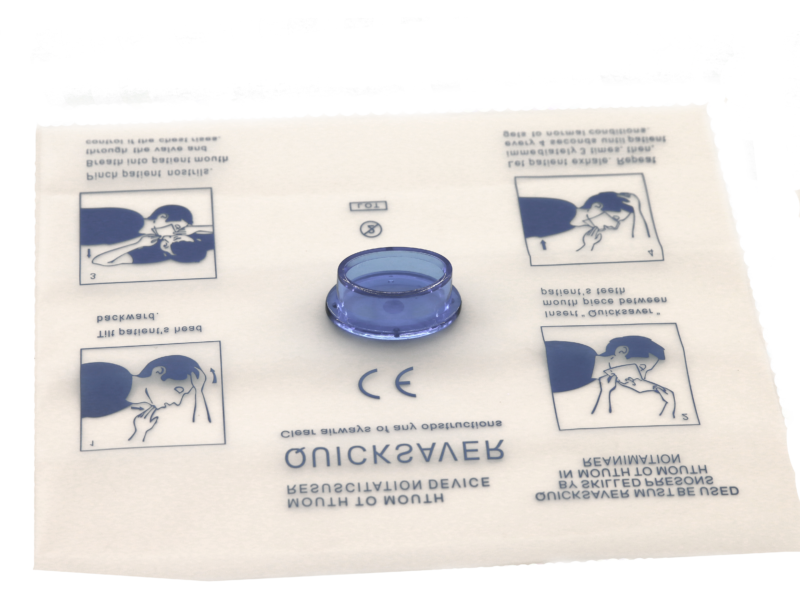 UneedAid™ Premium CPR Pocket Masks & Face Shields - One-Way Valve, CE Certified (Wholesale)
