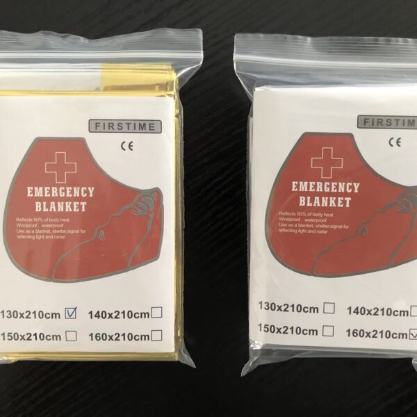 UneedAid™ Premium Emergency Survival Blanket - Mylar Thermal Foil, CE Certified (Wholesale)