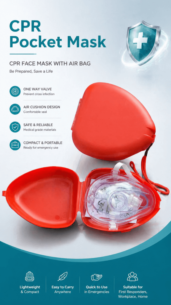 CPR Pocket Mask with Air Bag detail image
