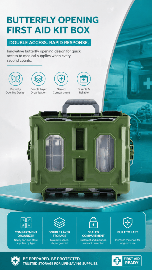 First Aid Box with Fold Tray detail image