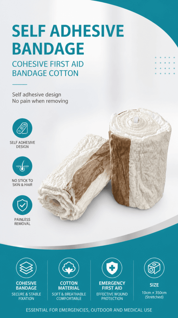 Self-Adhesive Emergency Bandage detail image