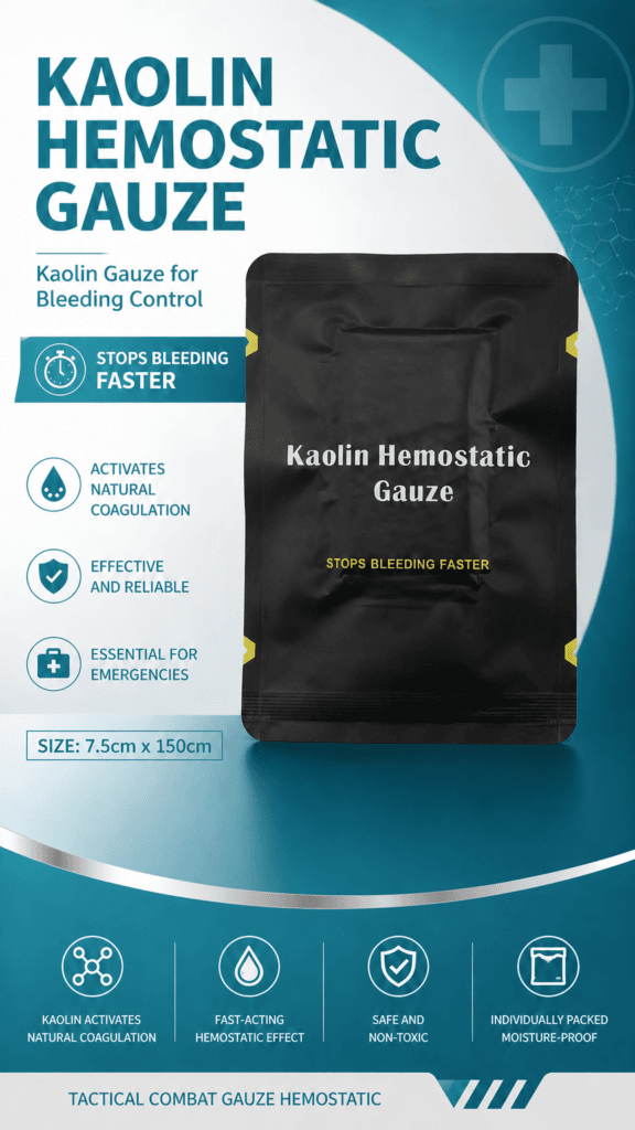 Kaolin Hemostatic Gauze detail image