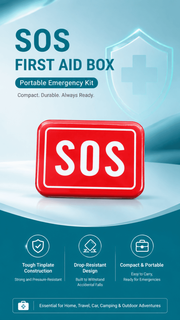 SOS Tin Box detail image