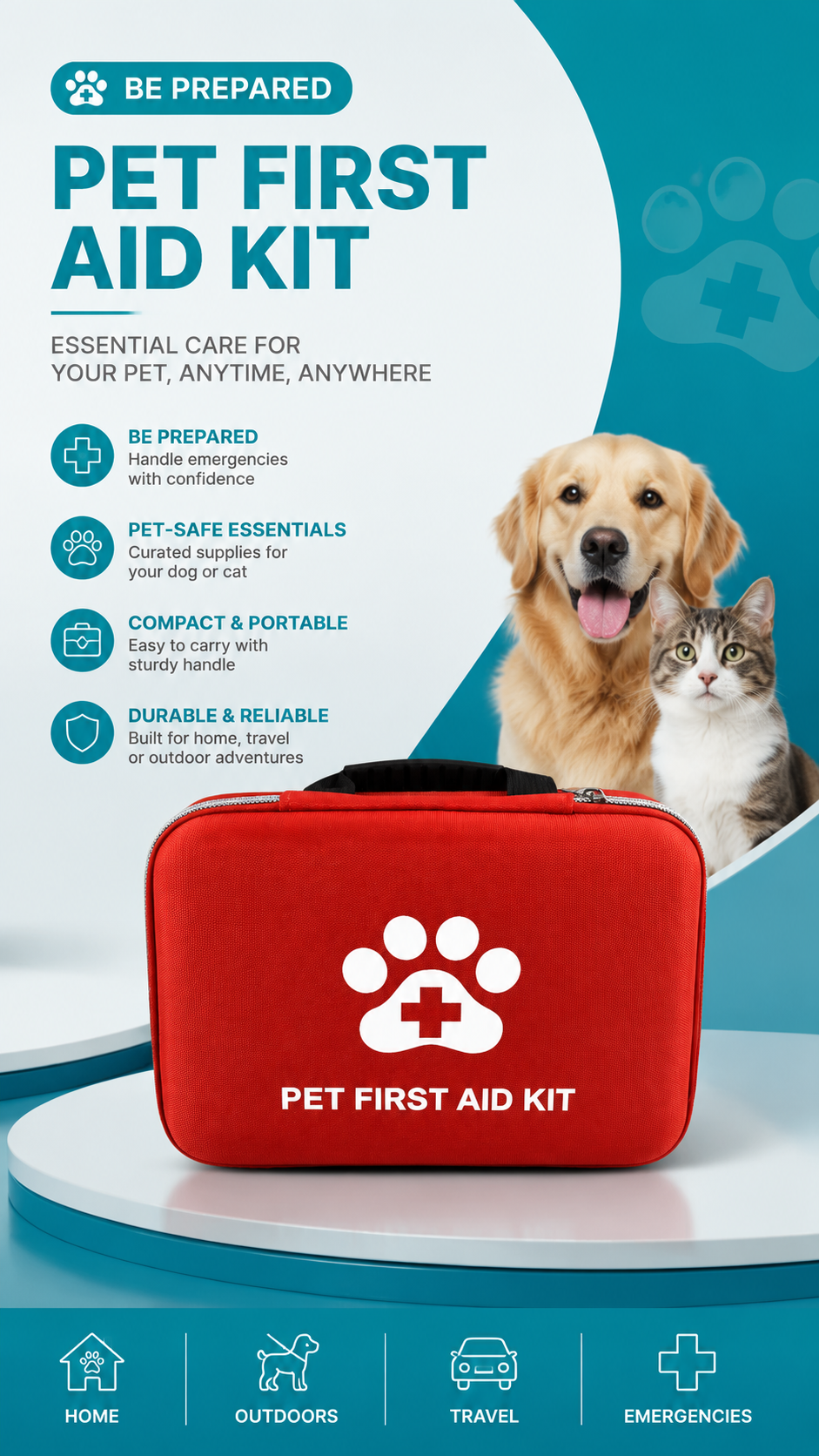 Pet First Aid Hand Kit Bag detail image