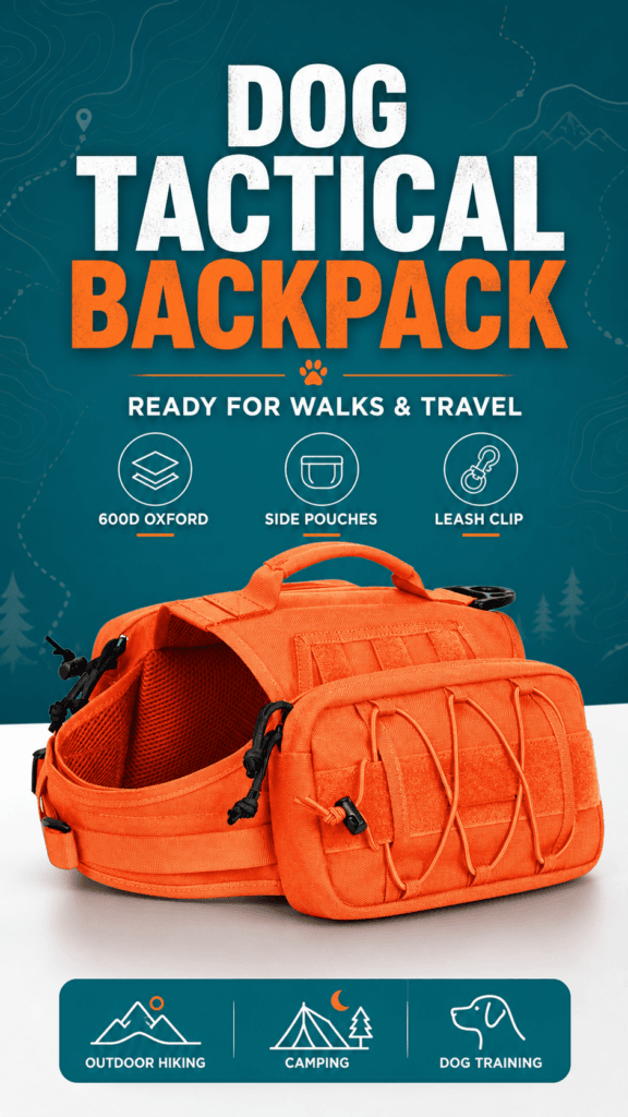Dog Tactical Backpack detail image