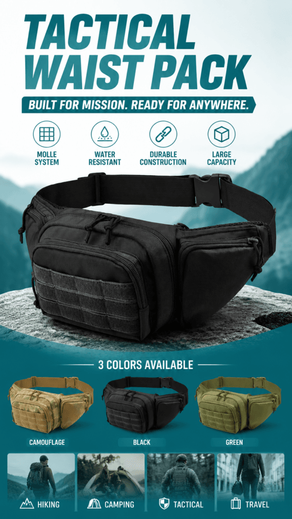 Tactical Waist Bag detail image
