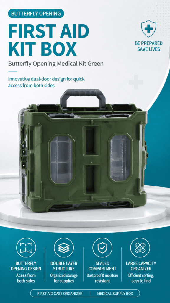 First Aid Box with Fold Tray detail image