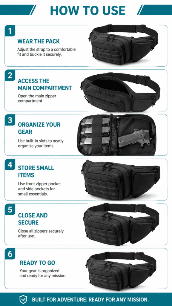 Tactical Waist Bag detail image