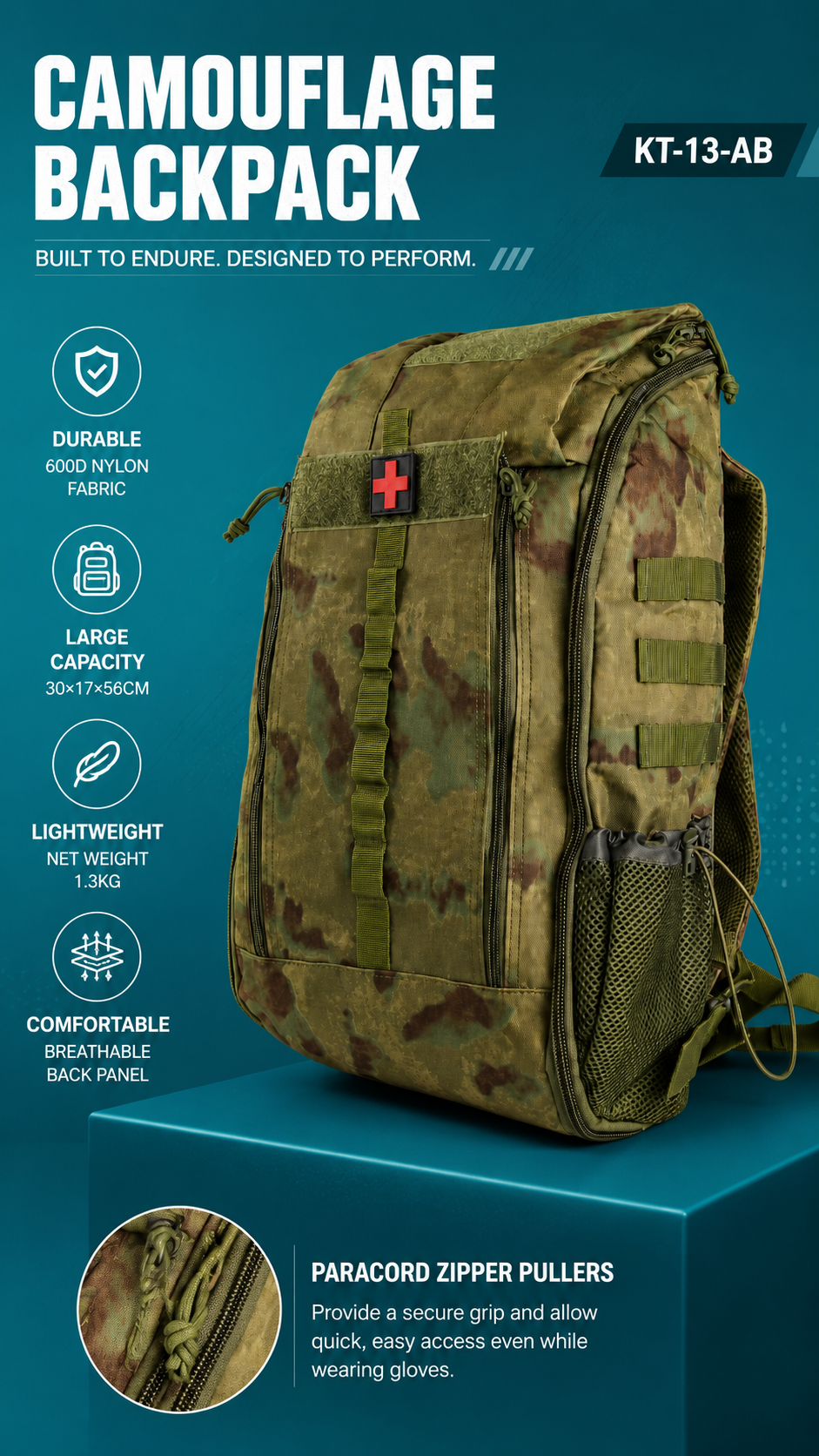 Outdoor Medical Backpack detail image