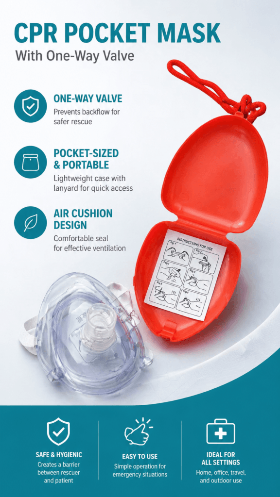 CPR Pocket Mask with Air Bag detail image