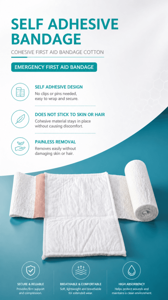 Self-Adhesive Emergency Bandage detail image