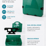 Wall-mounted First Aid Kit-Curved Handle-PP Material detail image
