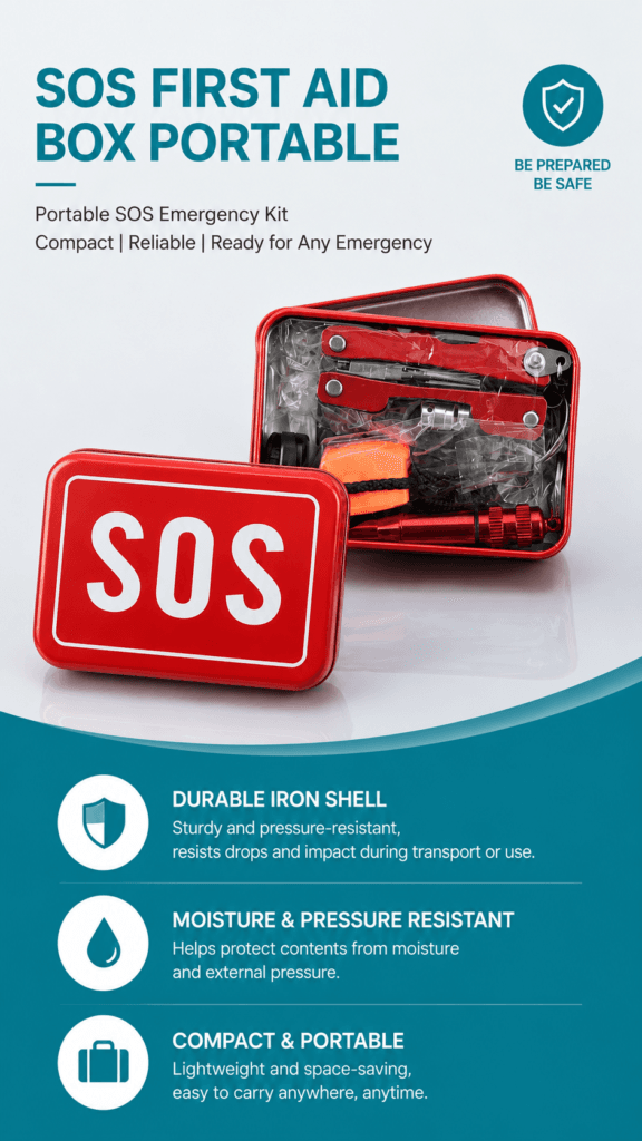 SOS Tin Box detail image