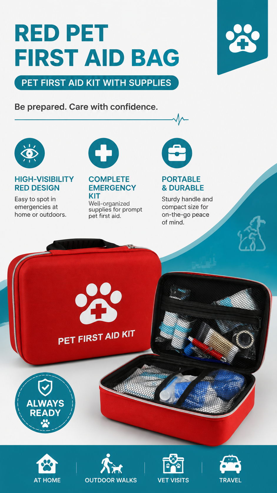 Pet First Aid Hand Kit Bag detail image