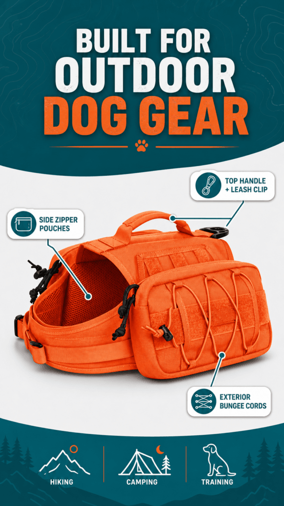 Dog Tactical Backpack detail image
