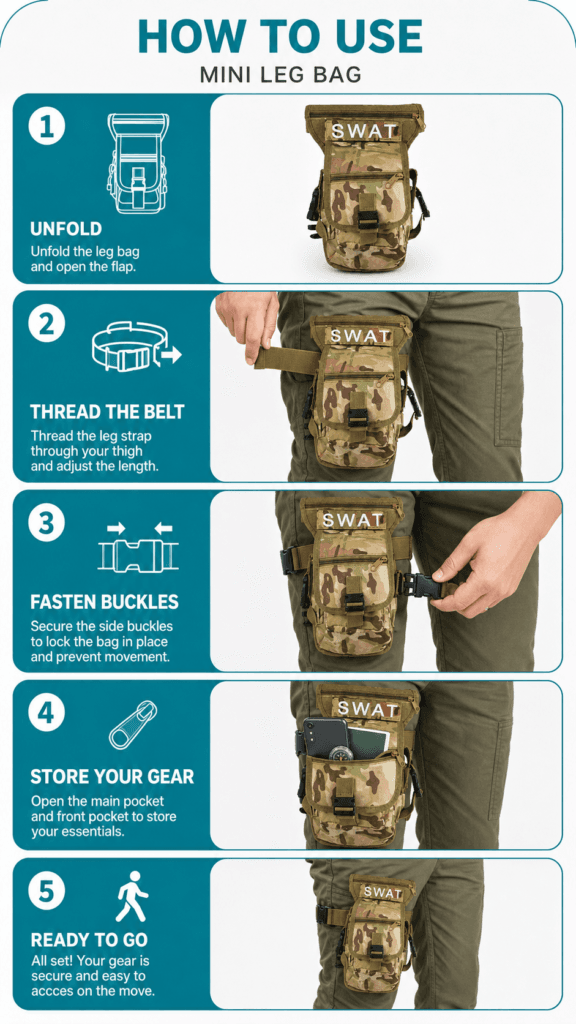 Mini Leg Bag detail image