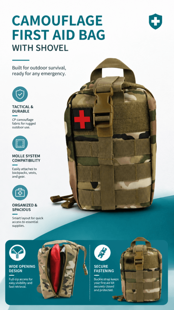 MOLLE Tactical Portable First Aid Kit detail image