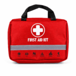 Portable Folding First Aid Kit with Reflective Strip detail image