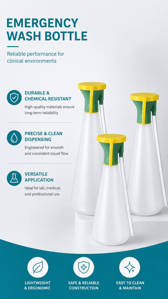 Portable Handheld Emergency Eye & Skin Wash Bottle detail image
