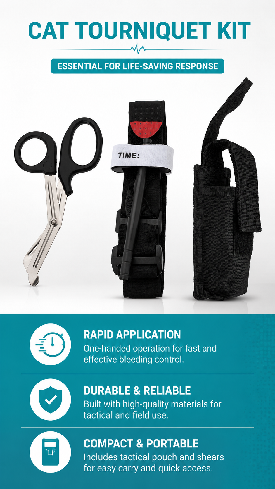 CAT Tourniquet Tactical First Aid Set detail image