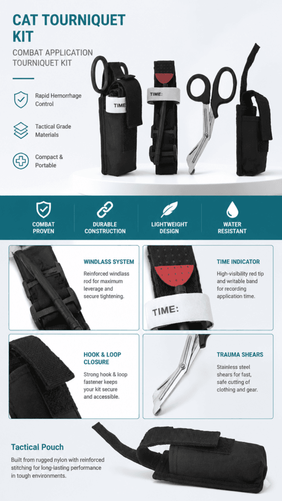CAT Tourniquet Tactical First Aid Set detail image