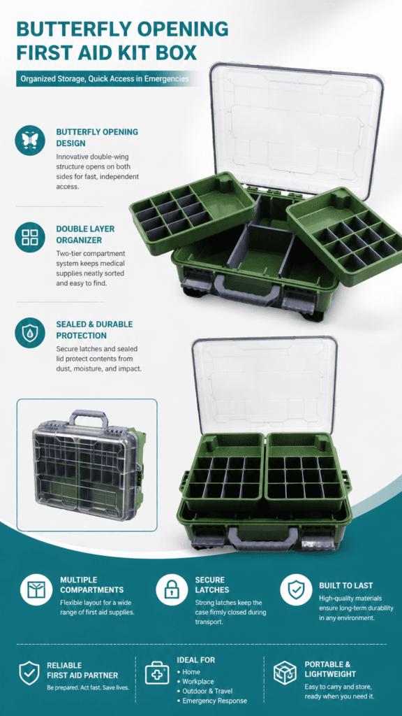 First Aid Box with Fold Tray detail image