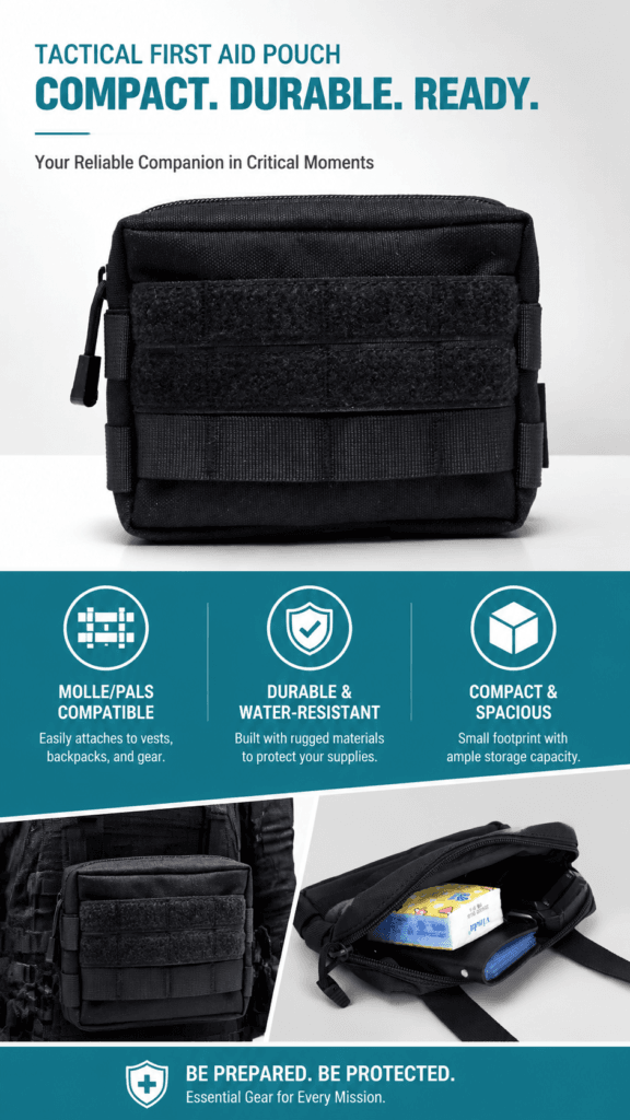 MOLLE Tactical Portable Square Bag detail image