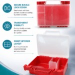 Single-layer Transparent Slide Latch First Aid Kit detail image