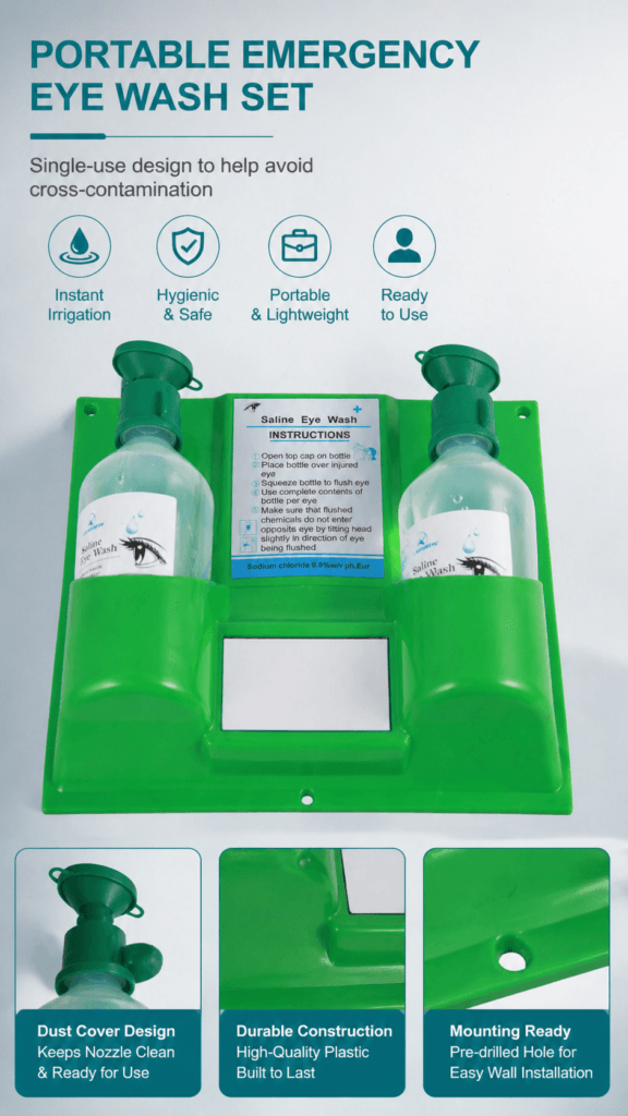 Portable Emergency Skin & Eye Wash Solution detail image