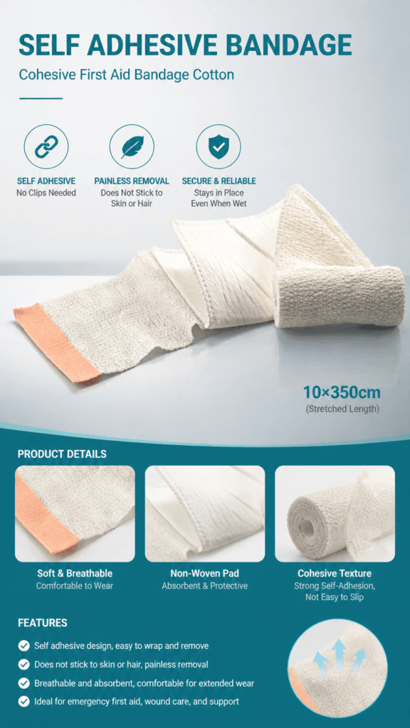 Self-Adhesive Emergency Bandage detail image