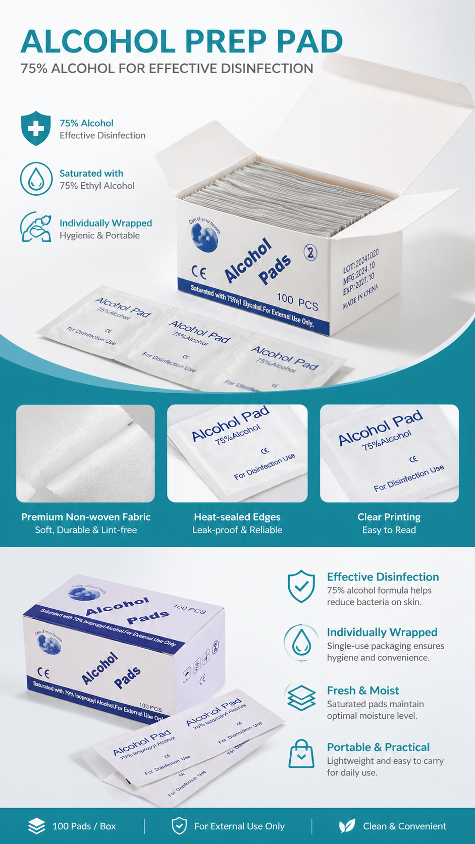 Alcohol Wipes detail image