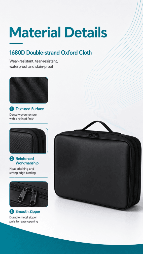 Three-layer Storage First Aid Kit Bag detail image
