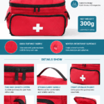 Double-Layer First Aid Kit Bag (Without Shoulder Strap) detail image