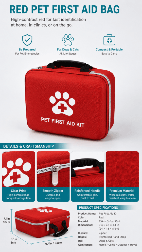 Pet First Aid Hand Kit Bag detail image