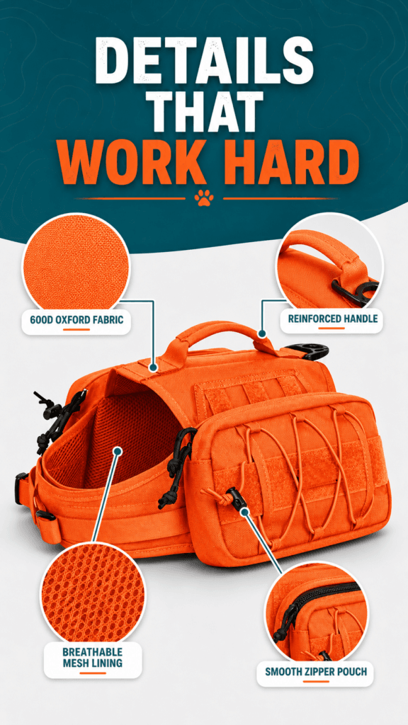 Dog Tactical Backpack detail image