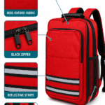 Double Reflective Stripe Backpack detail image