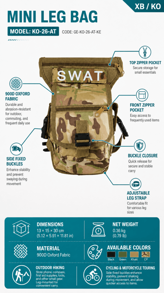 Mini Leg Bag detail image
