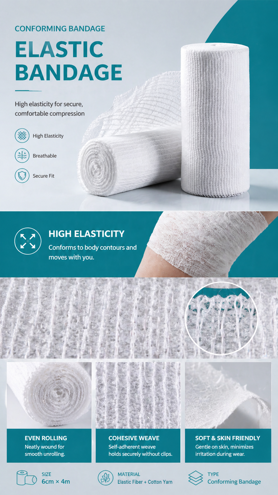 PBT Elastic Bandage detail image