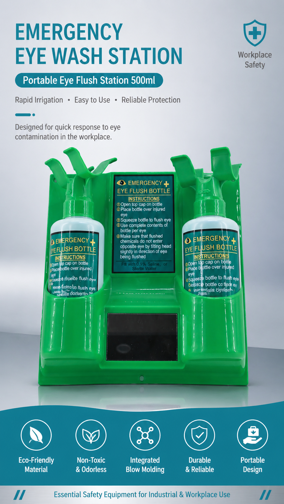 Portable Emergency Eye & Skin Wash Kit detail image
