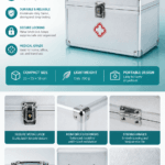 Aluminum Alloy First Aid Kit Box detail image