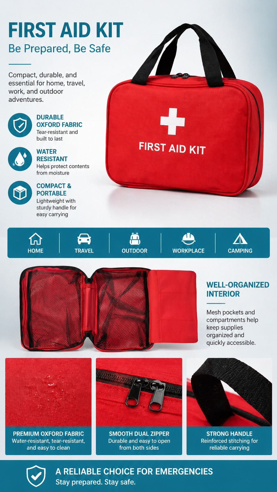 Compact Soft First Aid Kit detail image