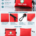 Portable First Aid Cloth Kit detail image