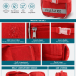 Multi-Compartment First Aid Bag with MOLLE detail image
