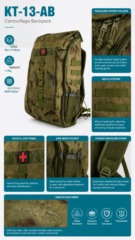 Outdoor Medical Backpack detail image