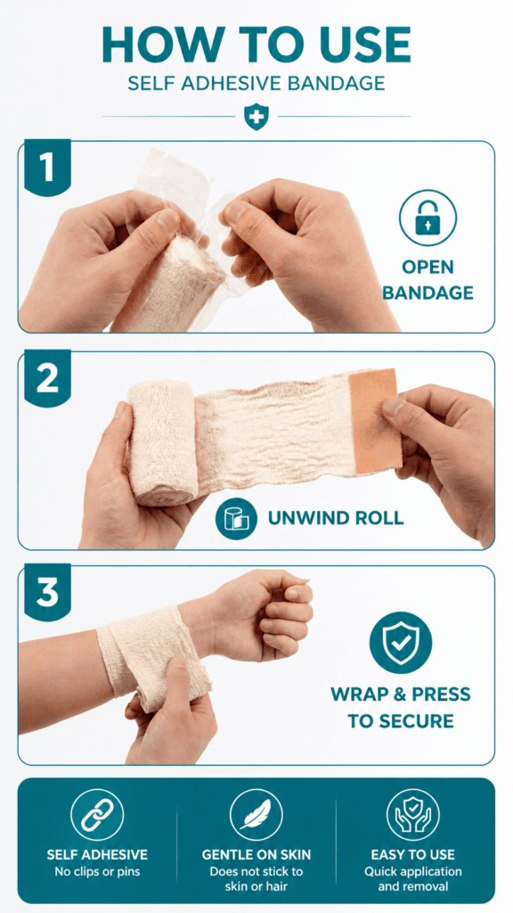 Self-Adhesive Emergency Bandage detail image