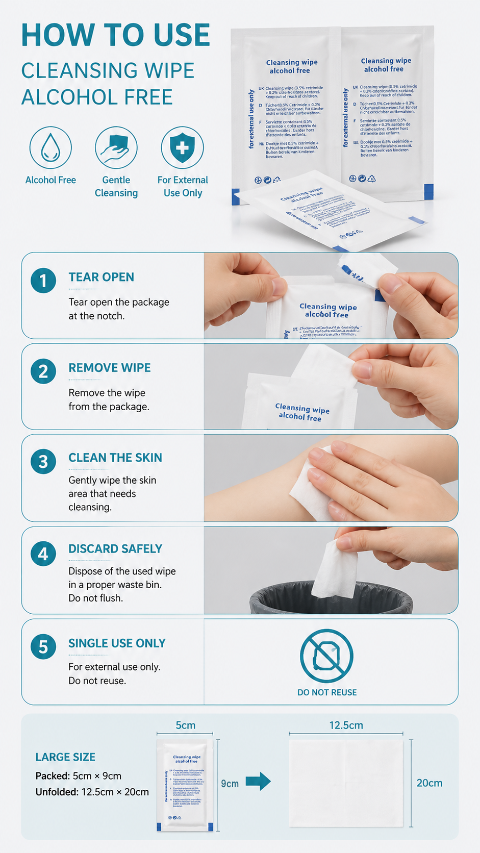 Cleansing Wipes detail image