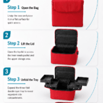 Combination Triple-folding First Aid Kit Box detail image