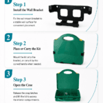 Wall-mounted First Aid Kit-Curved Handle-PP Material detail image
