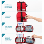 Multi-Compartment First Aid Kit Bag detail image